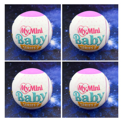 My Mini Baby Series 2  - Lot of 4 - Sealed Mystery - Baby Doll - Accessories