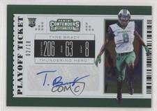 2019 Contenders Draft Picks College Playoff Ticket 2/18 Tyre Brady #293 Auto 0c2