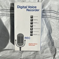 Digital Voice Recorder 8GB Flash Memory USB, Voice Activated, FM, MP3 Player