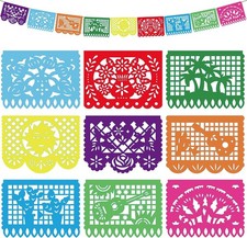 Dia De Los Muertos Papel Picado Banner Day of the Dead Decorations