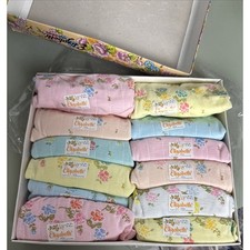 Vtg. Original Unwrapped Box Of One Dozen Elizabeth Bikini Panties-Cotton Large