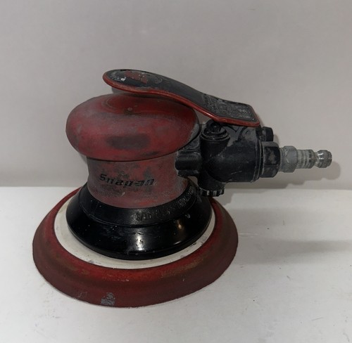 Snap On Low Vibration 6” Orbital Palm Air Sander PS4612 Red Tool 3/16”