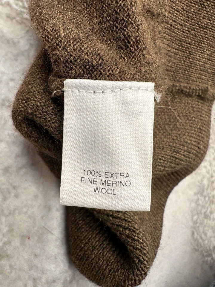 Suéter de Lana Merino Extra Fina Turnbury Para Hombre 3X Abuelo Chic Retro Foto 3 de 4