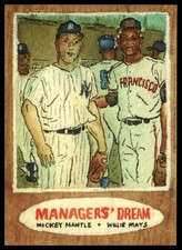 Mickey Mantle / Willie Mays 2025 Topps Shoebox Treasures by Andy Friedman #100