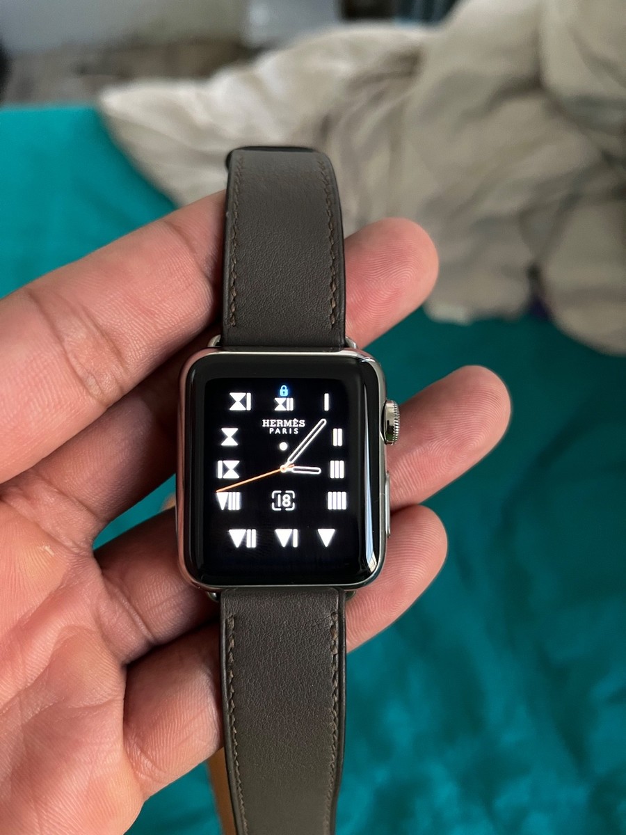 Apple Watch Hermes Series 1 38mm Double Band Gently Used Very Rare