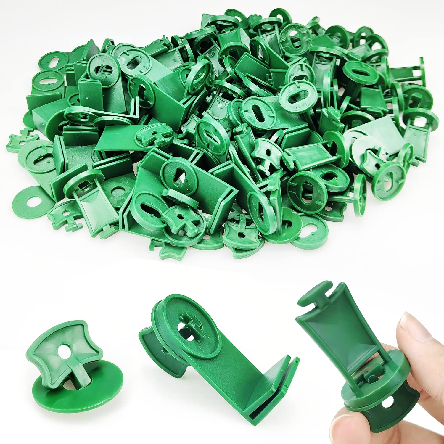 300pcs Greenhouse Accessories,100pcs Greenhouse Clips,100pcs Washers,50pcs T ...