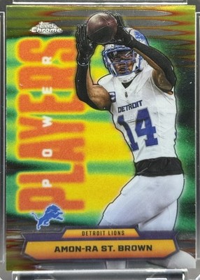 2025 Topps Chrome Amon-Ra St. Brown #PP-26 Power Players | eBay