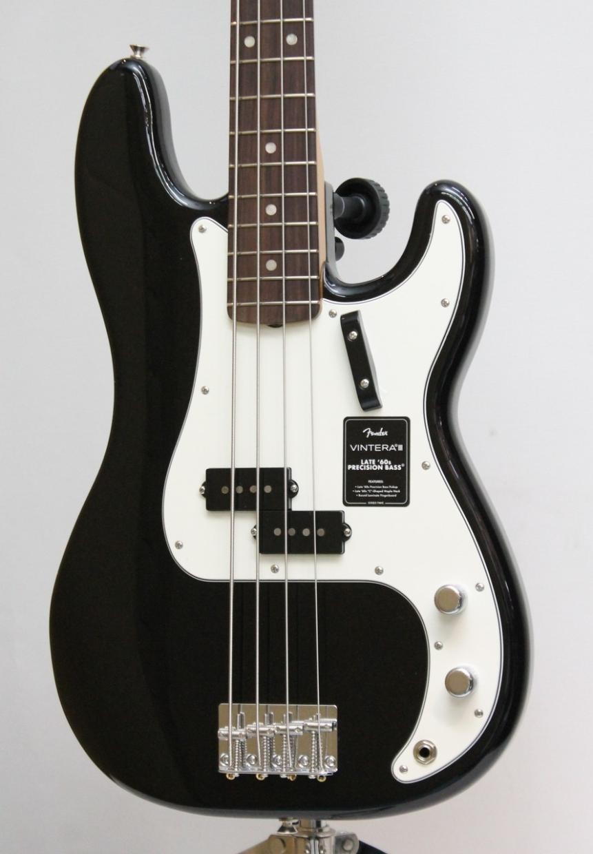 Fender Vintera IIi Late '60S Precision Bass Rosewood / Black 3.84Kg *Em144