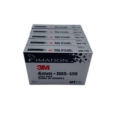 3M Imation 4mm DDS-120 Data Tape New 5 Total Cassettes