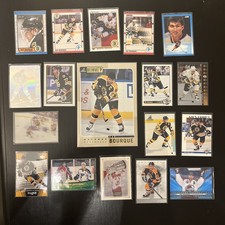 Ray Bourque 19 Card Lot 13 Base 3 Inserts 1 Jumbo 2 Vintage 89-90 To 2023