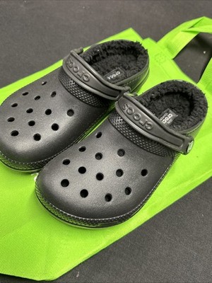 Crocs Fleece Lined Black 5m/7w Fast Shipping New with Tags  ️