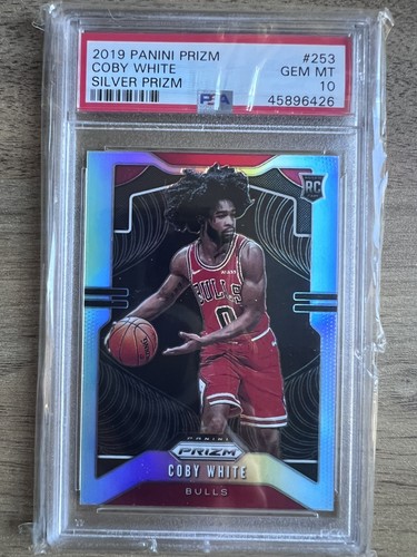2019 Panini Prizm Silver Prizm Coby White  #253 PSA 10