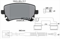 Bremsbelagsatz Scheibenbremse Pagid T1481N FüR VW Phaeton 3D1 3D2 3D3 3D4 3D6
