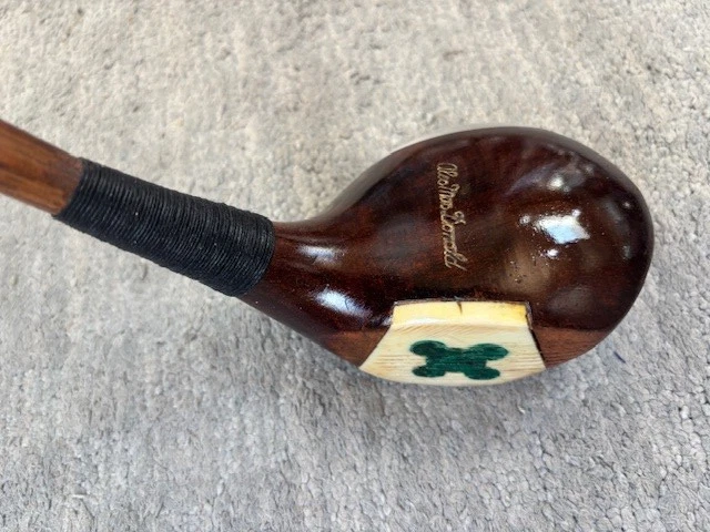 Ancien Driver De Golf Piccadilly Vintage - Manche En Hickory, Fer Droit, Flex Stiff - C9 SW 43