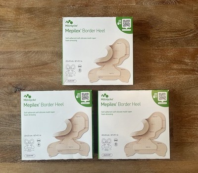30 Mepilex Border Heel 282790 with Safetac Technology 8.7 x 9.1 in NEW SEALED