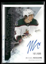 2023-24 SP Authentic Retro Autographed Future Watch Michael Kesselring Auto