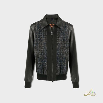 Missoni Leather Jacket Size XL