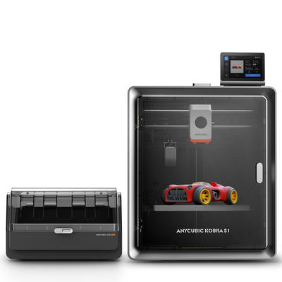 ANYCUBIC Kobra S1 Combo 3D Printer 600mm/s Max Multi-color CoreXY