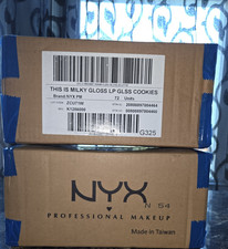 72 Pack NYX Milky Gloss Lip Gloss Cookies And...