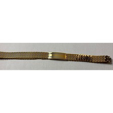 Vtg Scale Stretch Belt 1980s Elastic Cinch Gold Tone 70s 80s Disco Retro M/L