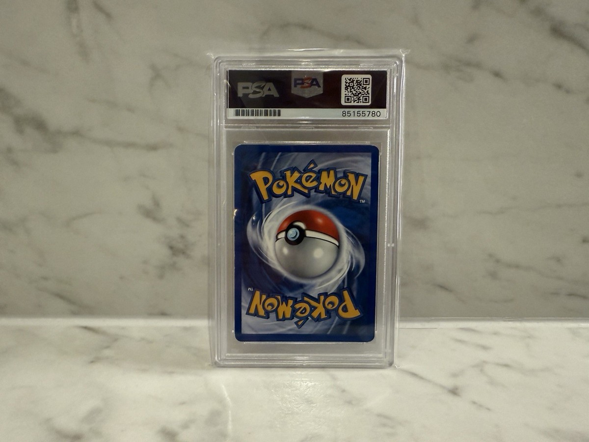 PSA Signed Micheal Haigney Pokemon TCG Blaine's Charmander 60/132