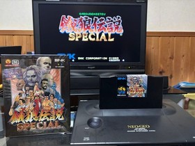 Fatal Fury Special SNK Neo Geo AES Box Manual Tested Japan A3914