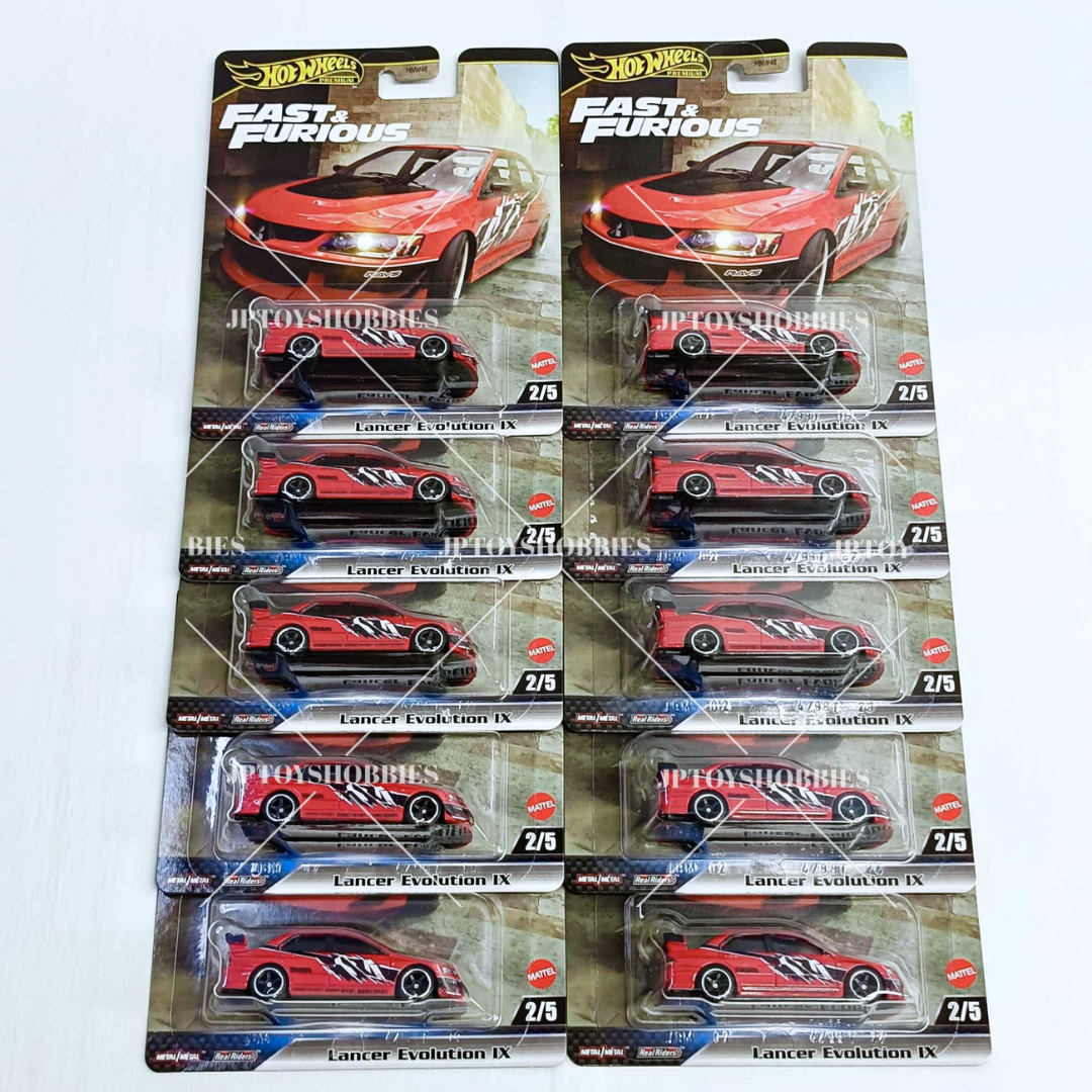 Hot Wheels Premium Fast & Furious Lancer Evolution IX Set 1 10 20