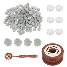 Wax Seal Kit, 150 Wax Beads, Candles, Beige White