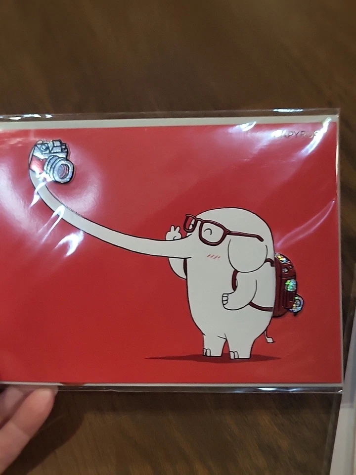 2 Papyrus Cards Elephants Birthday Quality Cards C10 - Image 2 of 4