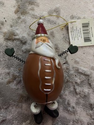 Midwest CBK Super Bowl  Football Santa Christmas Ornament