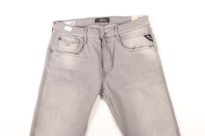 New Replay jeans M914Y 661 Y85 095 ANBASS, grey, slim fit