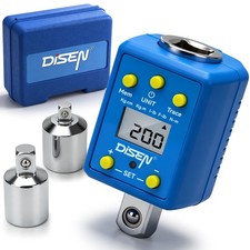 Disen 12 Digital Torque Adapter Set 10-200 N.m 7.4-147.5 Ft-lb Blue