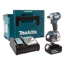 MAKITA DTD 170 RTJ AVVITATORE AD IMPULSI 1/4" 175 Nm 2 BATTERIE LITIO 18V 5Ah