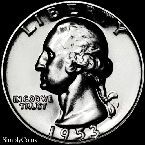 1953 Washington Quarter PROOF GEM ++ Uncirculated 90% Silver Coin