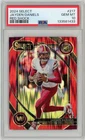 2024 Panini Select Jayden Daniels Red Shock /249 PSA 10 Club Level Rookie #217