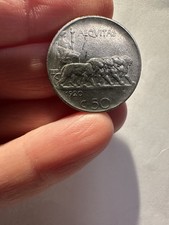 50 centesimi 1920 Leoni bordo rigato - Italia Regno Ottima