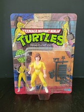 April O'Neil 1988 Blue Stripe TMNT Teenage Mutant Ninja Turtles SEALED UNPUNCHED