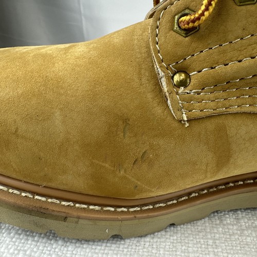 Texas Steer - Mens Size 11 EEE - Tan Round Toe Work Boots w/ Thermal Insulation - Picture 9 of 22