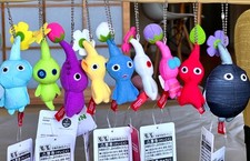 Nintendo TOKYO Pikmin Plush Mascot Keychain All 9 Types Ice Glow Rock Winged JP