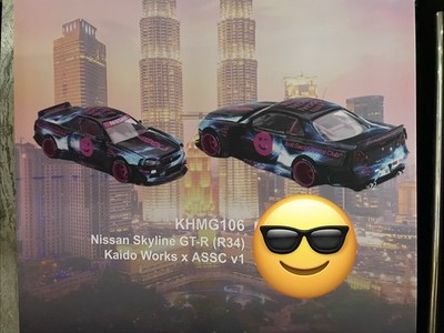 MINI GT Kaido House KHMG106 Nissan Skyline GT-R R34 ASSC V1 1:64 OVP