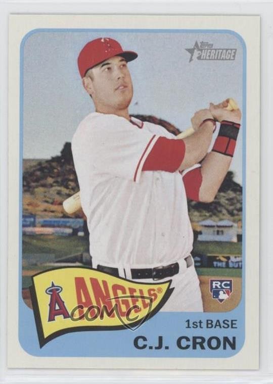 2014 Topps Heritage High Number CJ Cron #H593 7k6