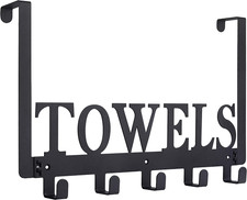 over the Door Hooks, Towel Holder for Bathroom, Door Mount Towel Rack Towel Hook