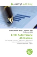 Frederic P. Miller (U. A.) | ÉCole Autrichienne D'ÉConomie | Taschenbuch (2026)