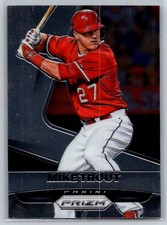 2015 Panini Prizm Mike Trout Gold Prizm #120 card