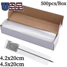 500Pcs Dental Disposable Plastic X-ray Sensor Sleeve Cover Sheath Protector Bags