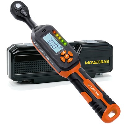 MOVECRAB Digital Torque Wrench 1-340N.m with LED/Buzzer Alerts