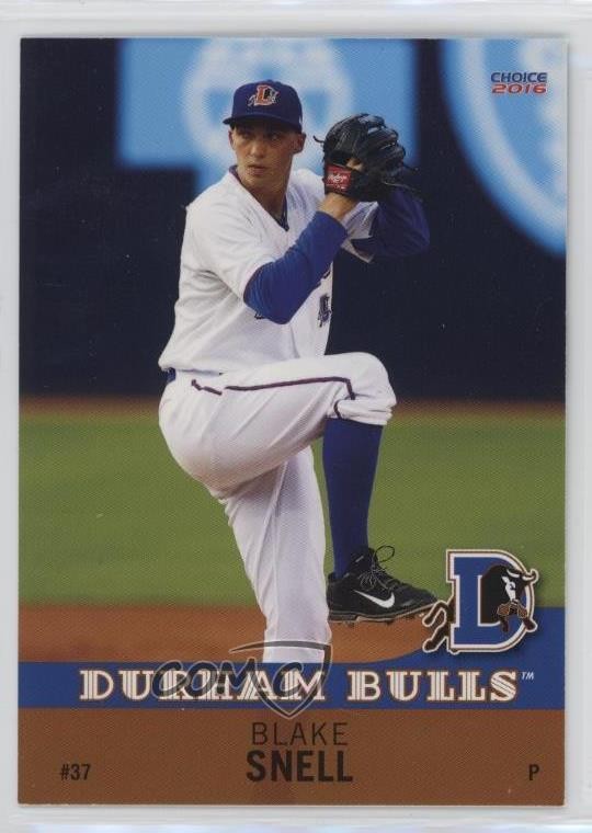 2016 Choice Durham Bulls Blake Snell #01 Rookie RC oh8 | eBay
