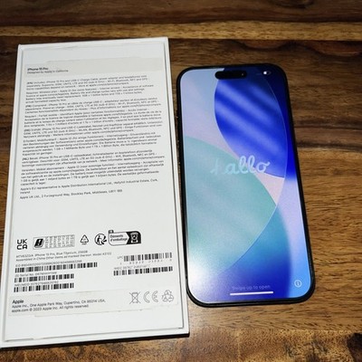 iPhone 15 Pro, Blue Titanium, 256GB