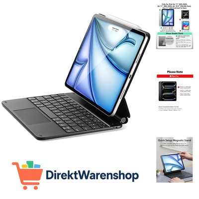Magnetische Keyboard Hülle,Tastatur für iPad Air 6/5/4/Pro 11, Air 11'' M3/M2,...