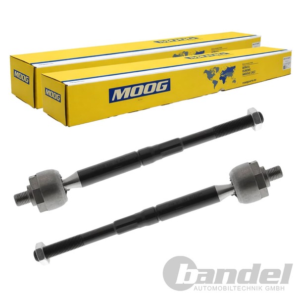 2X Moog Axialgelenk Spurstange Vorne Links+Rechts Passend FüR Opel Astra-image